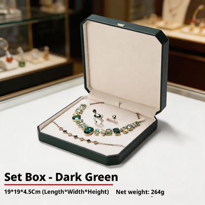 10PCS Jewelry Box for Gifts, Leather Storage Case for Rings Earrings Necklaces pendant bangle