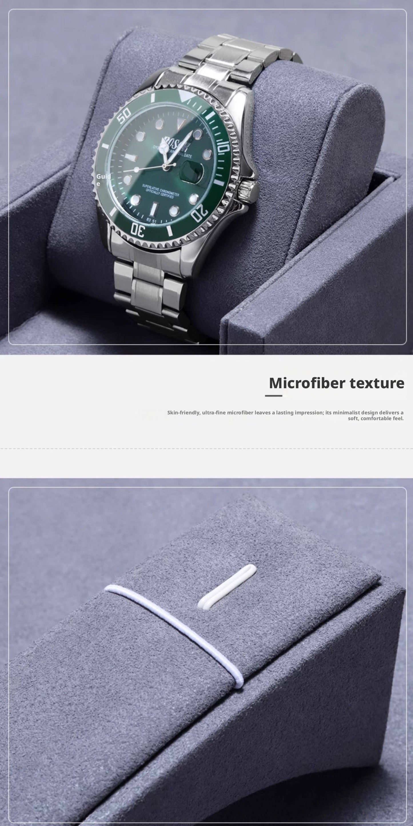 Metal Watch Display Box - 12 Slot Stainless Steel Showcase for Men