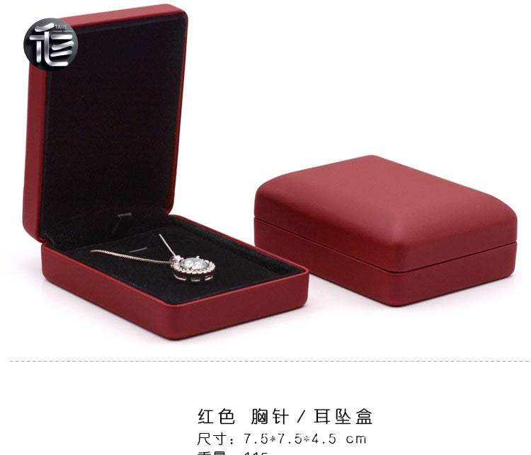 Engagement Ring Box Velvet – Wedding Ring Holder for Proposal, Luxury Heart-Shaped Jewelry Gift Box,Bulk Jewelry Boxes