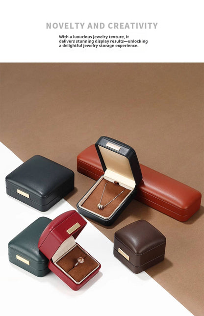 Bulk Jewelry Packaging for Small Business | Faux Leather Exterior
