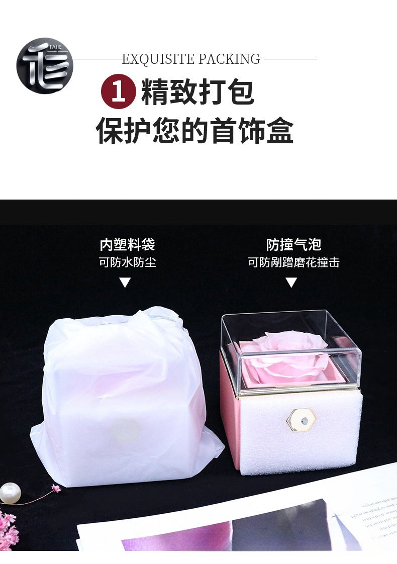 Ring Box for Engagement – Personalized Wedding Jewelry Gift Box,