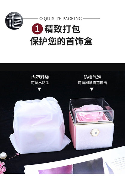 Ring Box for Engagement – Personalized Wedding Jewelry Gift Box,