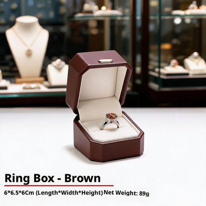 10PCS Jewelry Box for Gifts, Leather Storage Case for Rings Earrings Necklaces pendant bangle