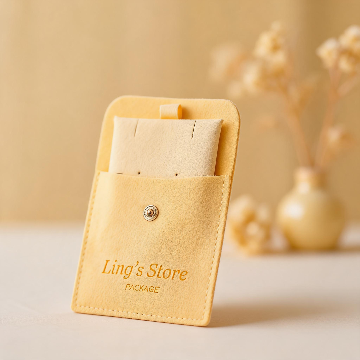 50PCS Luxury Suede Jewelry Gift Bags, Custom Logo Pouches, Personalized Velvet Packaging