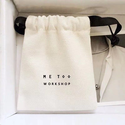 100pcs individuation Custom Cotton Jewelry Pouches, Eco-Friendly Drawstring Gift Bags