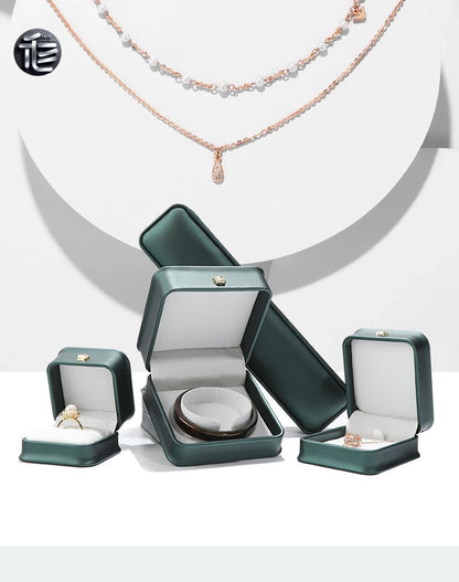 Leather Jewelry Box,Engagement Ring Box,Custom Jewelry Box for Small Business