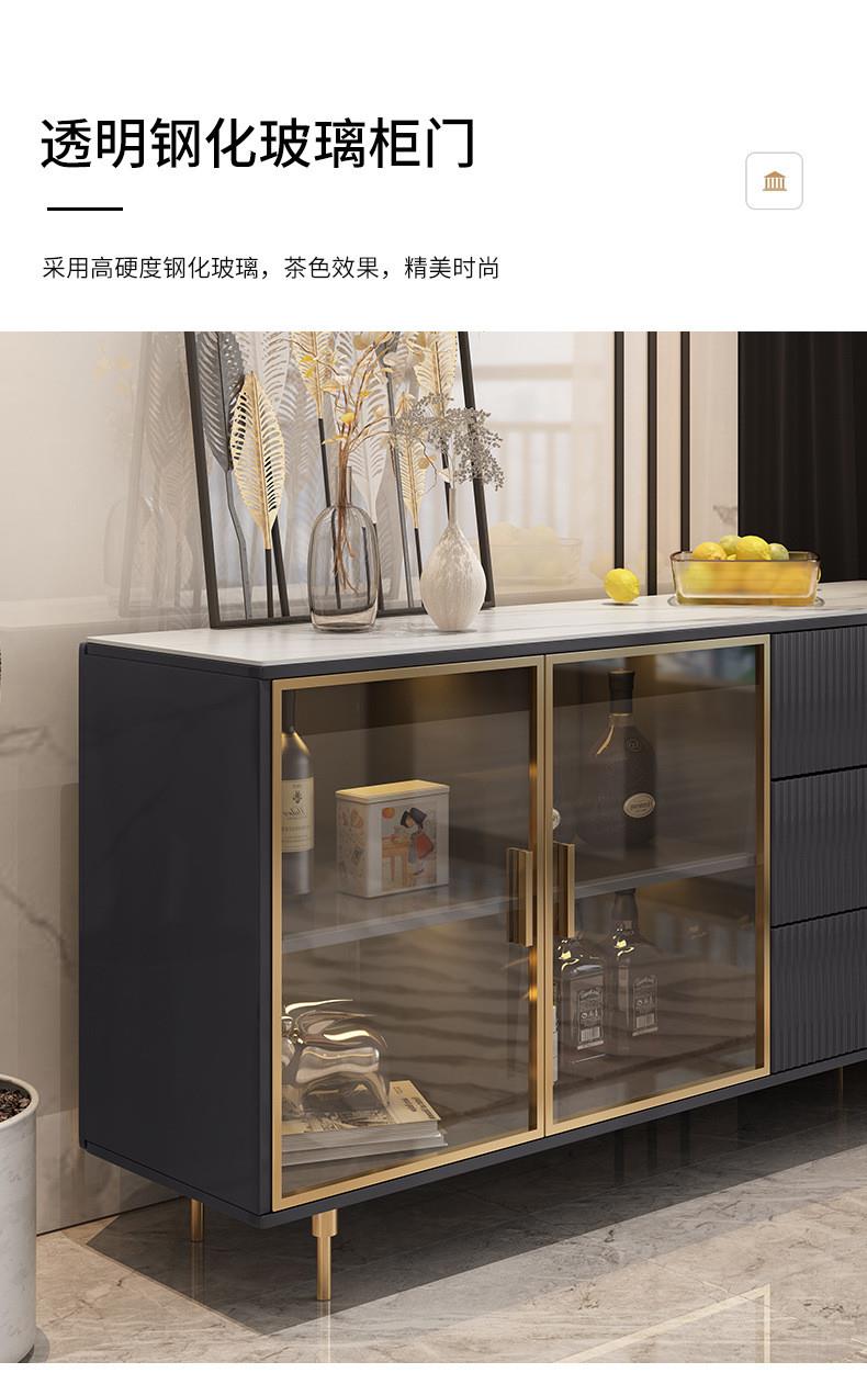 Italian marble side cabinet