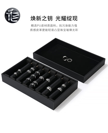 Ring box.Display Jewelry Box | Large Capacity Foldable Organizer | Trays for Vendors & Exhibitors