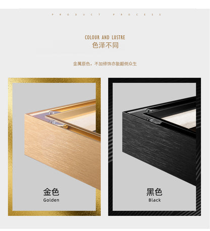 Dining room decoration painting gingko leaf golden dining room hanging painting double auspicious sofa after the living room fashion trend mural