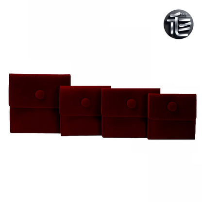 Jewelry pouch,Velvet jewelry bag,Travel jewelry pouch,PU leather jewelry bag