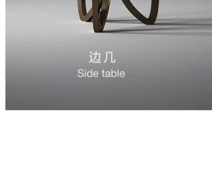 Middle ancient style high-end walnut round coffee table