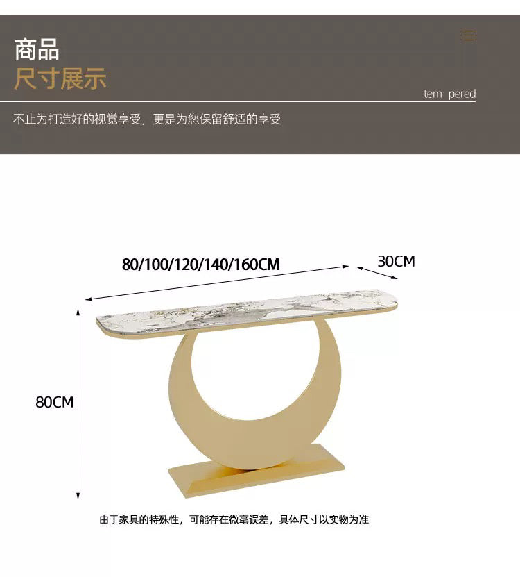 Porch table end view table rock plate Italian entry cabinet simple modern light luxury living room wall table corridor porch cabinet