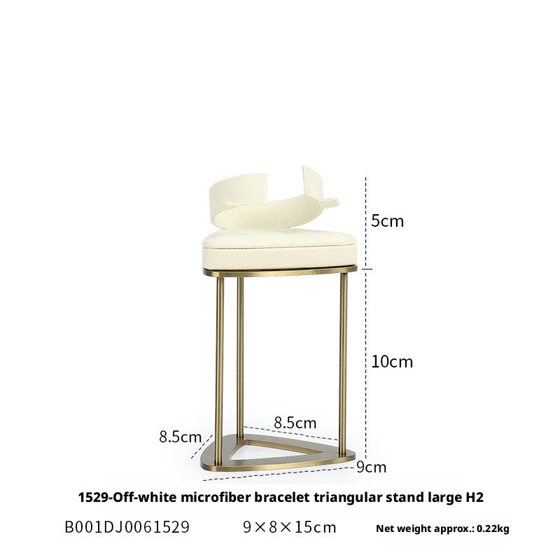 Minimalist Gold Metal Riser - Geometric Display for Shop