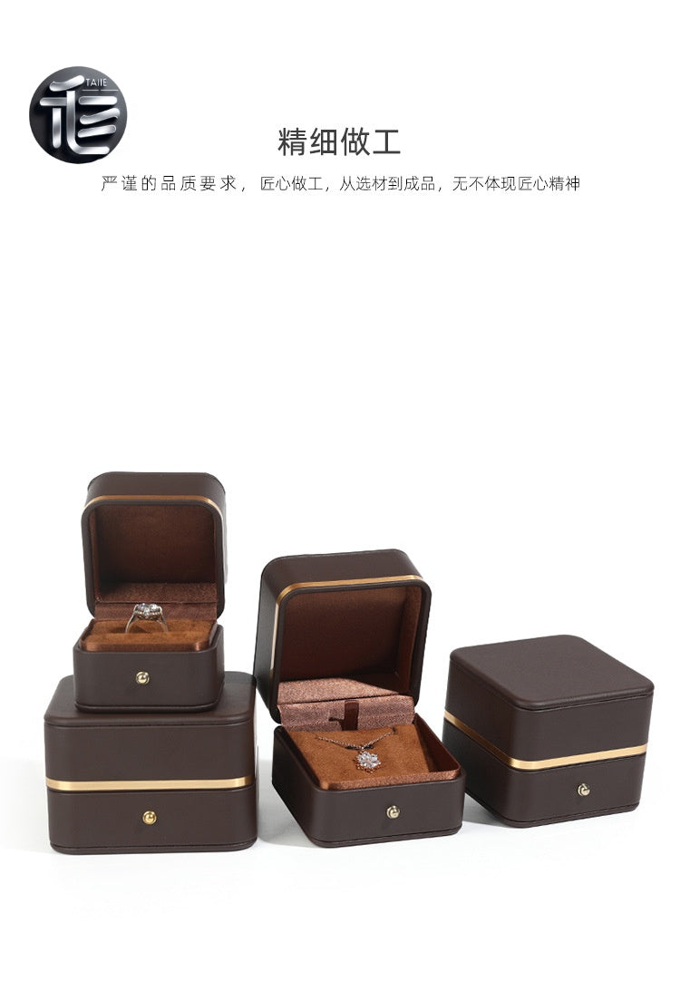 Luxury Jewelry Gift Box,Bridal Jewelry Box – Wedding Day Keepsake Organizer for Bride, Personalized Name & Date Gift