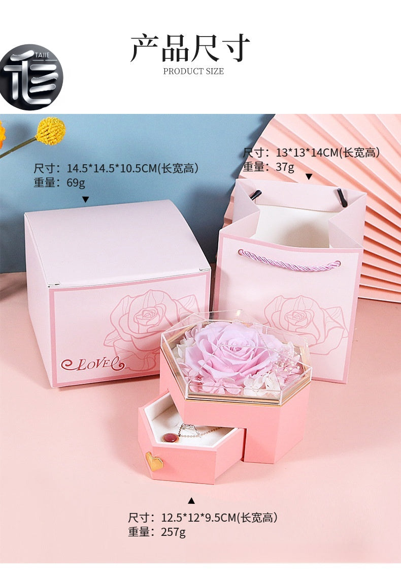 Engagement Ring Box Velvet – Wedding Ring Holder for Proposal, Luxury Heart-Shaped Jewelry Gift Box