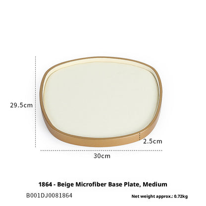 Rose Gold Suede Jewelry Display Stands & Trays for Boutique