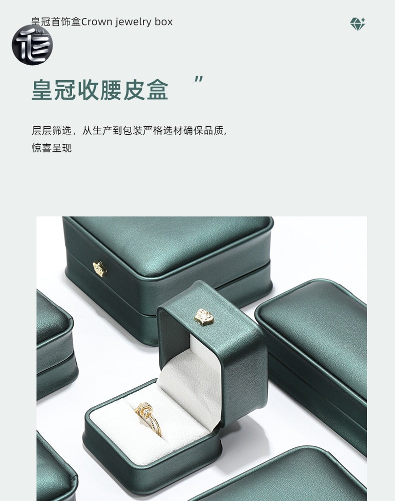 Leather Jewelry Box,Engagement Ring Box,Custom Jewelry Box for Small Business