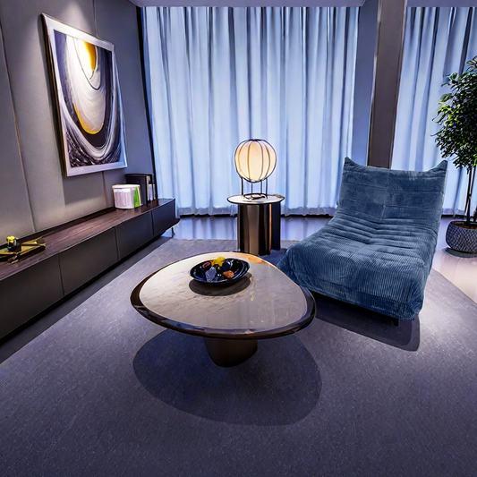 Compress  sofa-YF407-1 DARK BLUE