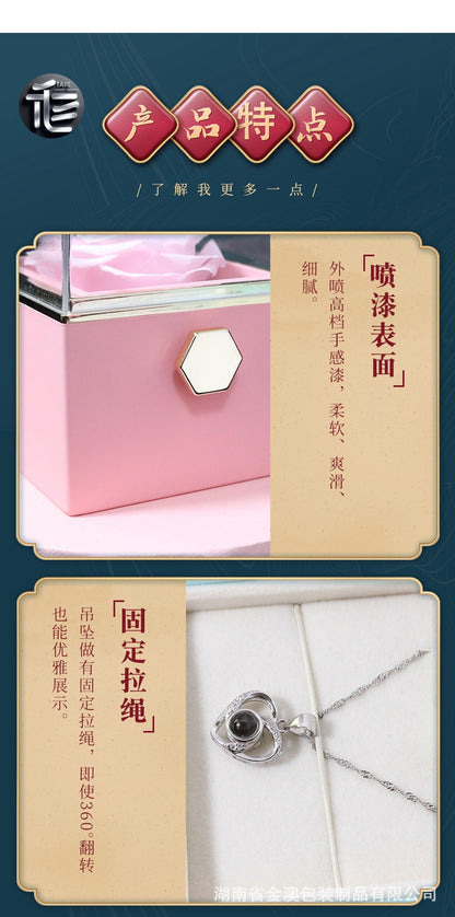 Ring Box for Engagement – Personalized Wedding Jewelry Gift Box,