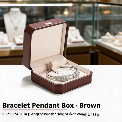 10PCS Jewelry Box for Gifts, Leather Storage Case for Rings Earrings Necklaces pendant bangle