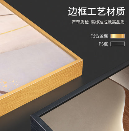 Xi on the branches of the living room TV background wall decorative painting Chinese knot into the household is opposite the door Wangyun Chinese corner hanging painting