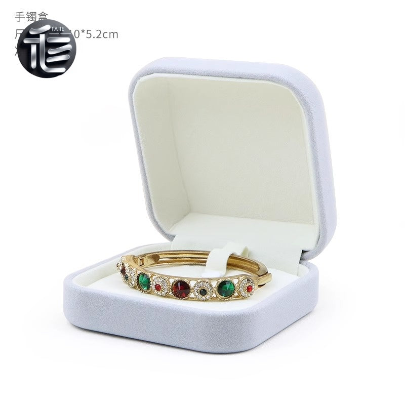 Engagement Ring Box Velvet – Wedding Ring Holder for Proposal, Luxury Heart-Shaped Jewelry Gift Box,Custom Jewelry Box for Small Business