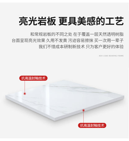 Italian minimalist rock board desk Study desk Study desk Computer desk