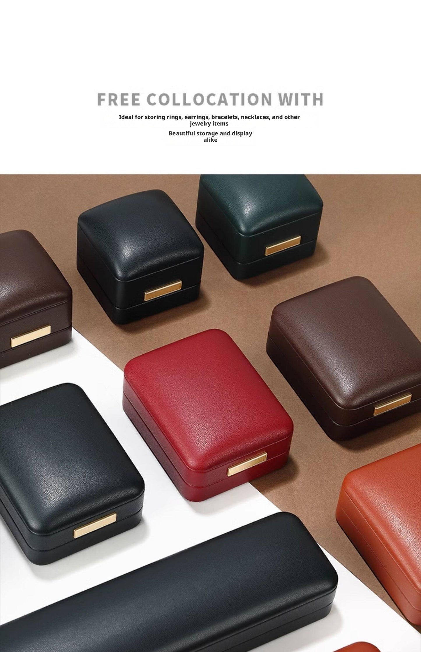 Bulk Jewelry Packaging for Small Business | Faux Leather Exterior