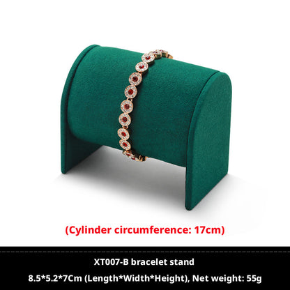 Finger Ring Display Tray - Black Metal Holder for Counter