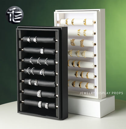 Ring box.Display Jewelry Box | Large Capacity Foldable Organizer | Trays for Vendors & Exhibitors