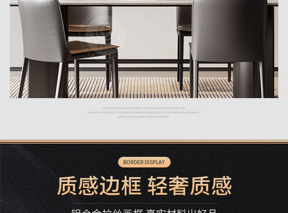 Light luxury stone to run the living room decorative painting wall clock 2025 new clock advanced sense sofa background wall hanging painting