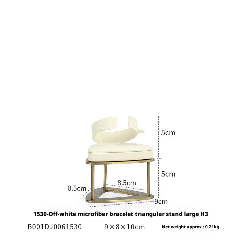 Minimalist Gold Metal Riser - Geometric Display for Shop