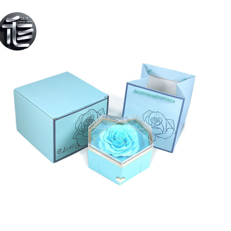 Engagement Ring Box Velvet – Wedding Ring Holder for Proposal, Luxury Heart-Shaped Jewelry Gift Box