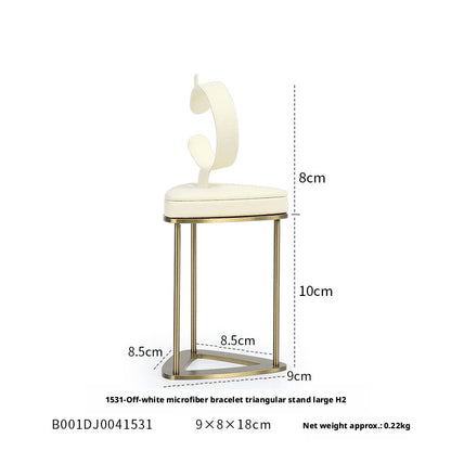 Minimalist Gold Metal Riser - Geometric Display for Shop