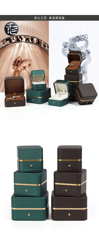 Luxury Jewelry Gift Box,Bridal Jewelry Box – Wedding Day Keepsake Organizer for Bride, Personalized Name & Date Gift