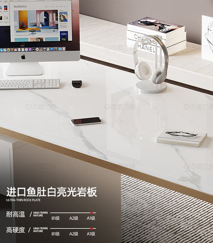 Italian minimalist rock board desk Study desk Study desk Computer desk