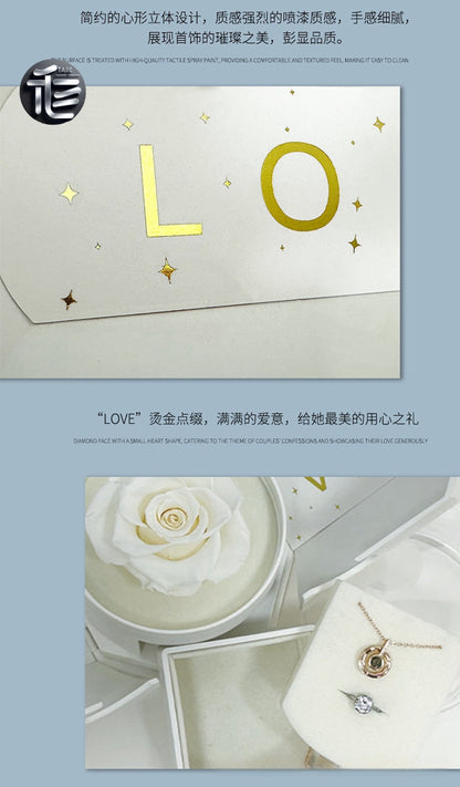 Ring Box for Proposal – Velvet Lined Wedding Ring Holder, Small Luxury Gift Box for Engagement,jewelry box