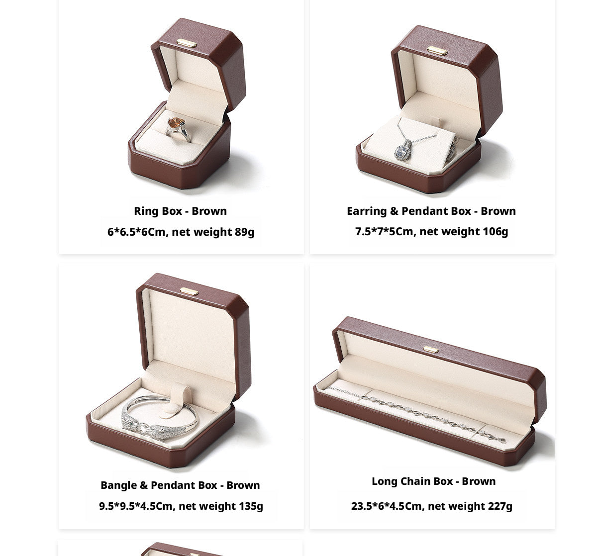 PU Leather Ring Box | Golden Velvet Interior for Engagement
