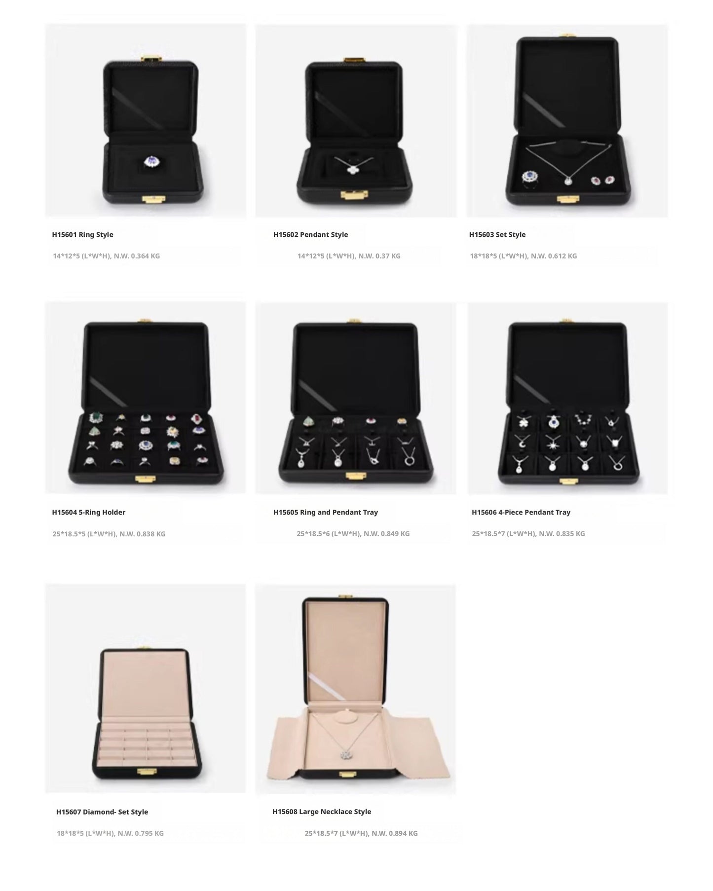Jewelry Storage Box, Velvet Organizer Display Case for Rings and Necklaces