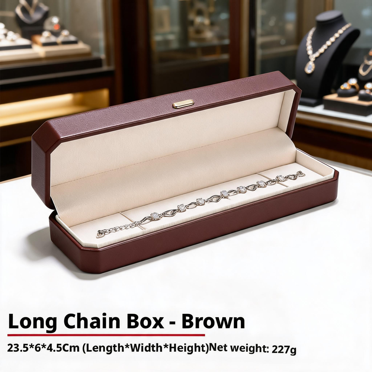 10PCS Jewelry Box for Gifts, Leather Storage Case for Rings Earrings Necklaces pendant bangle