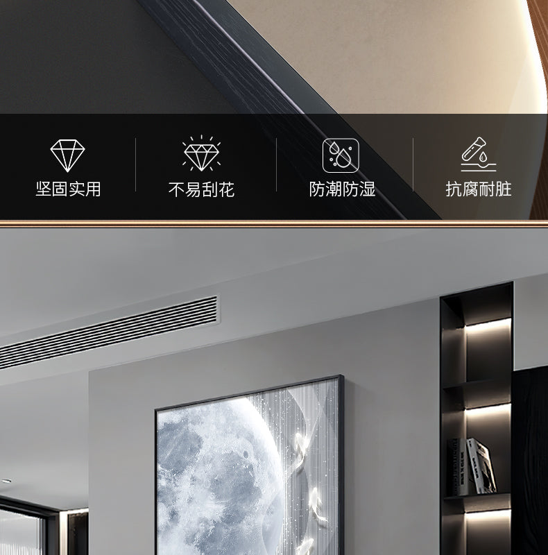 Xi on the branches of the living room TV background wall decorative painting Chinese knot into the household is opposite the door Wangyun Chinese corner hanging painting