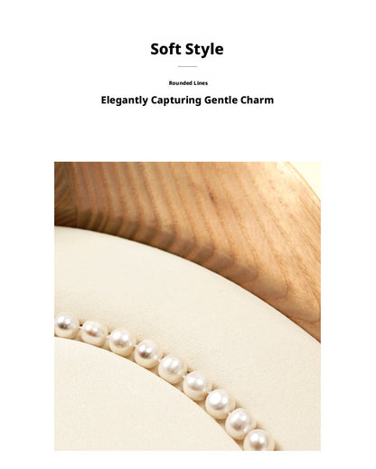 Wooden Jewelry Tray with Suede Lining for Necklace and Ring Display