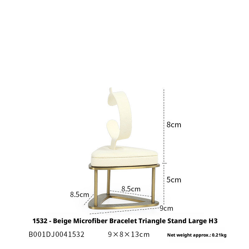 Minimalist Gold Metal Riser - Geometric Display for Shop