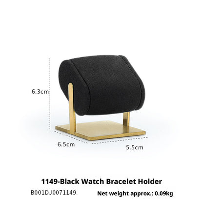 Finger Ring Display Tray - Black Metal Holder for Counter