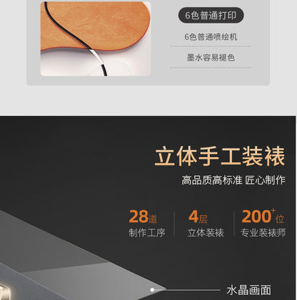 Modern light luxury living room decorative painting backed by mountains superimposed landscape wall painting advanced sense sofa background wall hanging painting