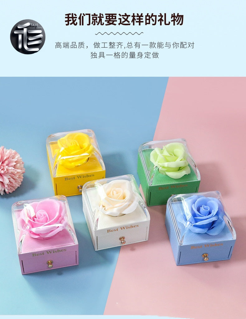 Christmas Jewelry Gift Box – Festive Velvet Ring & Necklace Box, Holiday Present for Her,jewelry box