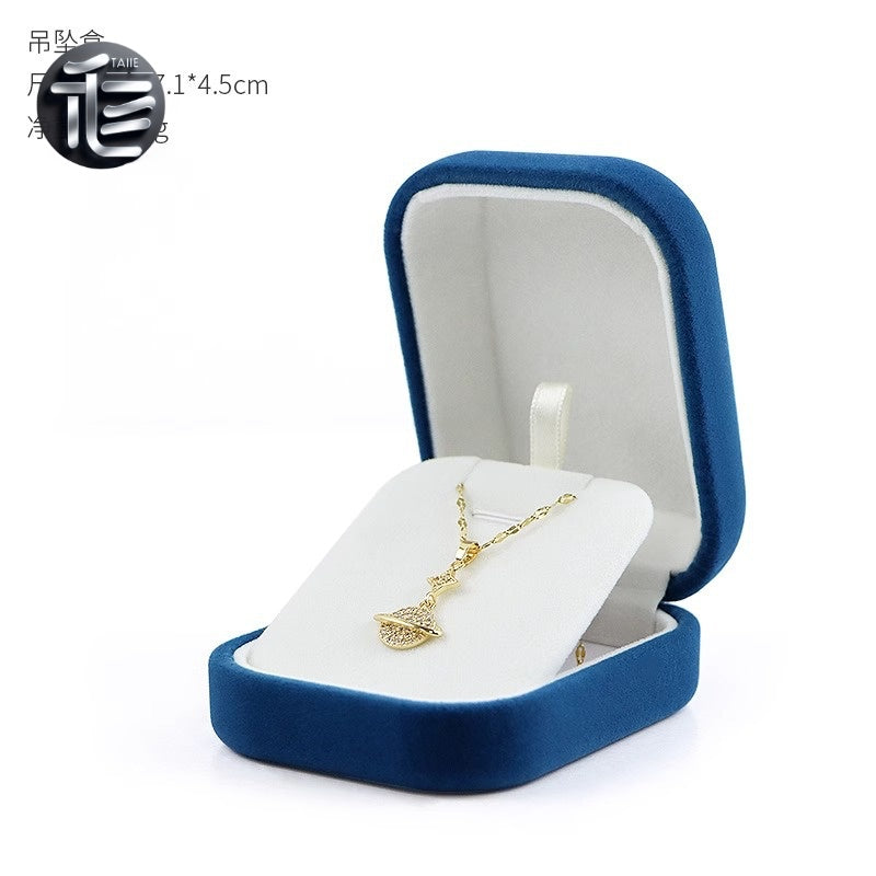 Engagement Ring Box Velvet – Wedding Ring Holder for Proposal, Luxury Heart-Shaped Jewelry Gift Box,Custom Jewelry Box for Small Business