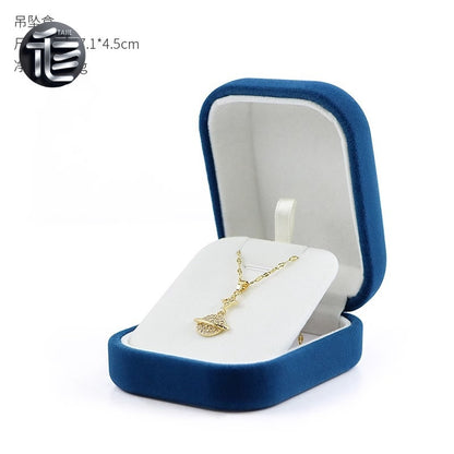 Engagement Ring Box Velvet – Wedding Ring Holder for Proposal, Luxury Heart-Shaped Jewelry Gift Box,Custom Jewelry Box for Small Business