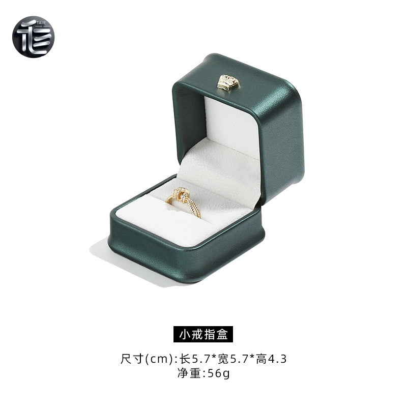 Leather Jewelry Box,Engagement Ring Box,Custom Jewelry Box for Small Business