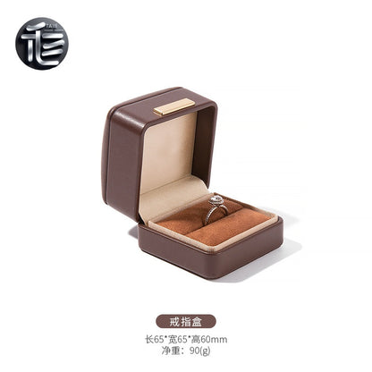 Jewelry Box,Ring Box,Necklace Box,Leather Jewelry Box,Valentine’s Day Jewelry Box,Custom Jewelry Box for Small Business